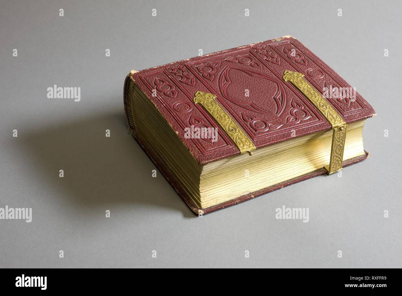 Album in stile vittoriano. Artista sconosciuto; europea attiva 1860s. Data: 1860-1869. Dimensioni: 10,4 × 6 (ogni scheda); 16,3 × 12,8 cm (ogni pagina); 17,5 × 15 × 16,2 cm (album). Albume stampe (48). Origine: l'Europa. Museo: Chicago Art Institute. Foto Stock