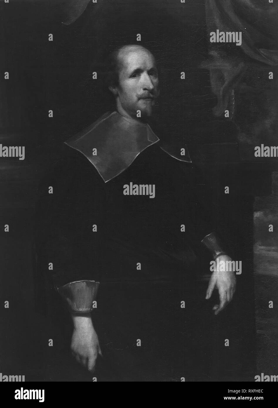 Ritratto di un uomo. Seguace di Anthony van Dyck; Fiammingo, 1599-1641. Data: 1625-1630. Dimensioni: 108 × 80 cm (42 1/2 × 31 ½ poll.). Olio su tela. Origine: Genova. Museo: Chicago Art Institute. Autore: seguace di Anthonie van Dyck. Foto Stock