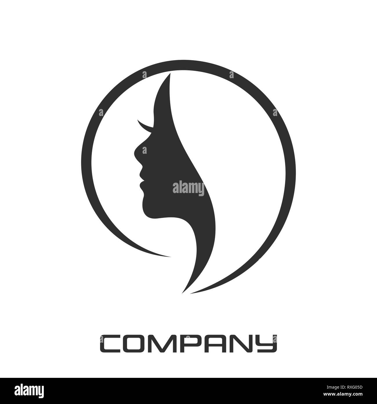 Bellezza moderna logo Foto Stock