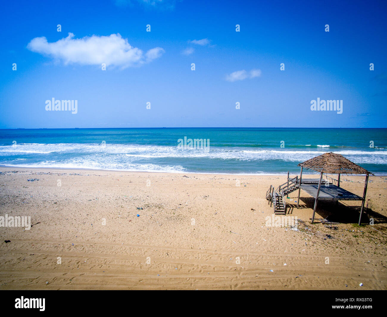 Fotografia aerea di un gazebo Foto Stock