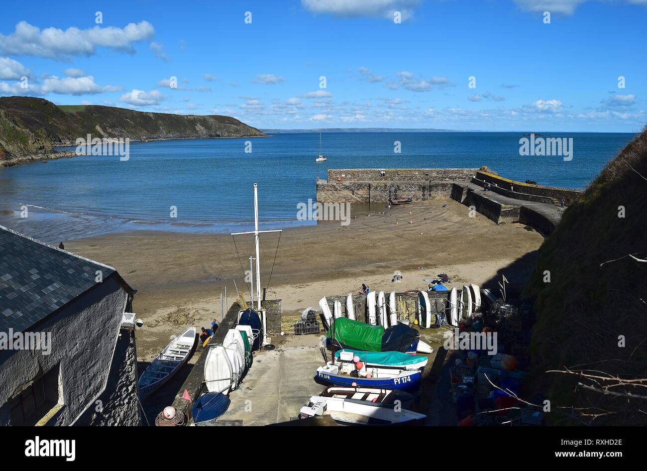 Gorran Haven, Cornwall, 310316 Foto Stock