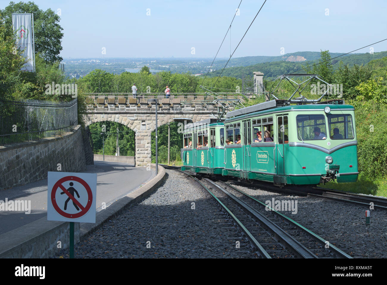 Drachenfelsbahn - Drachenfels Railway Foto Stock