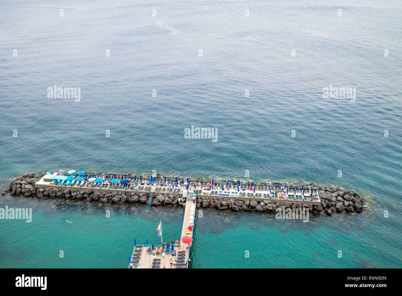 Napoli Sorrento Italia 10 Agosto 2015 Una Vista Dalla