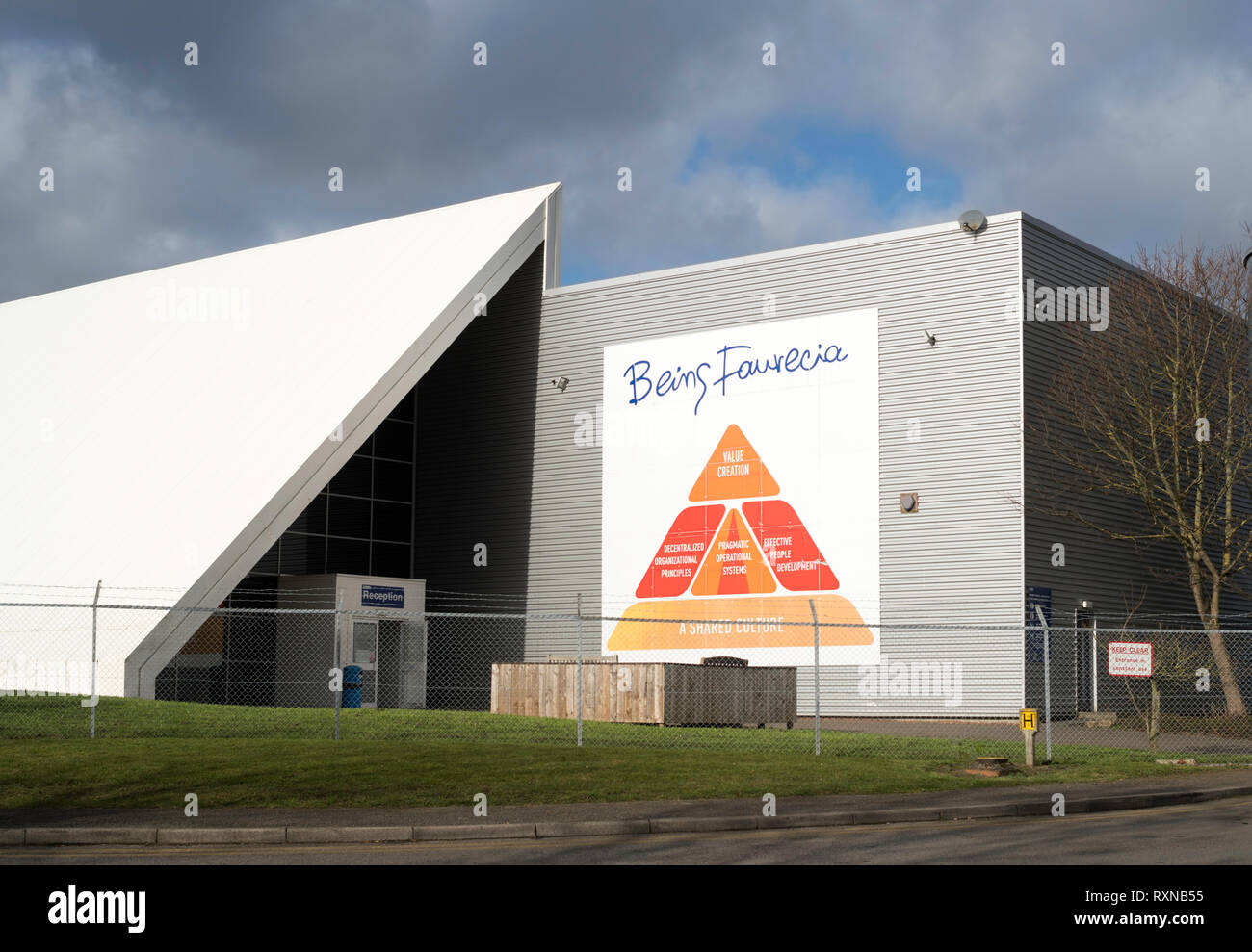 Faurecia - Washington Auto impianto per componenti, North East England, Regno Unito Foto Stock