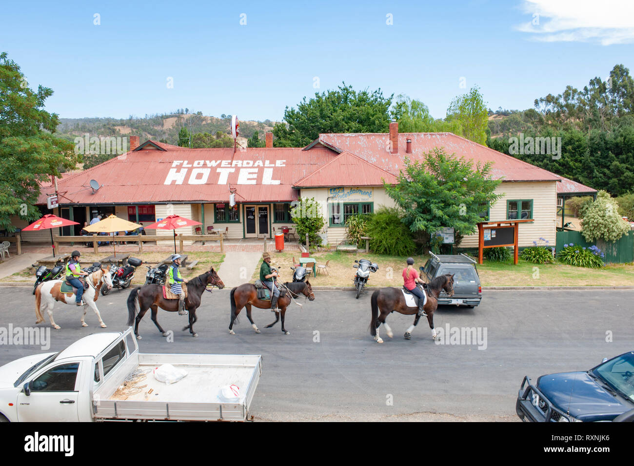 Flowerdale Hotel Victoria Australia Foto Stock