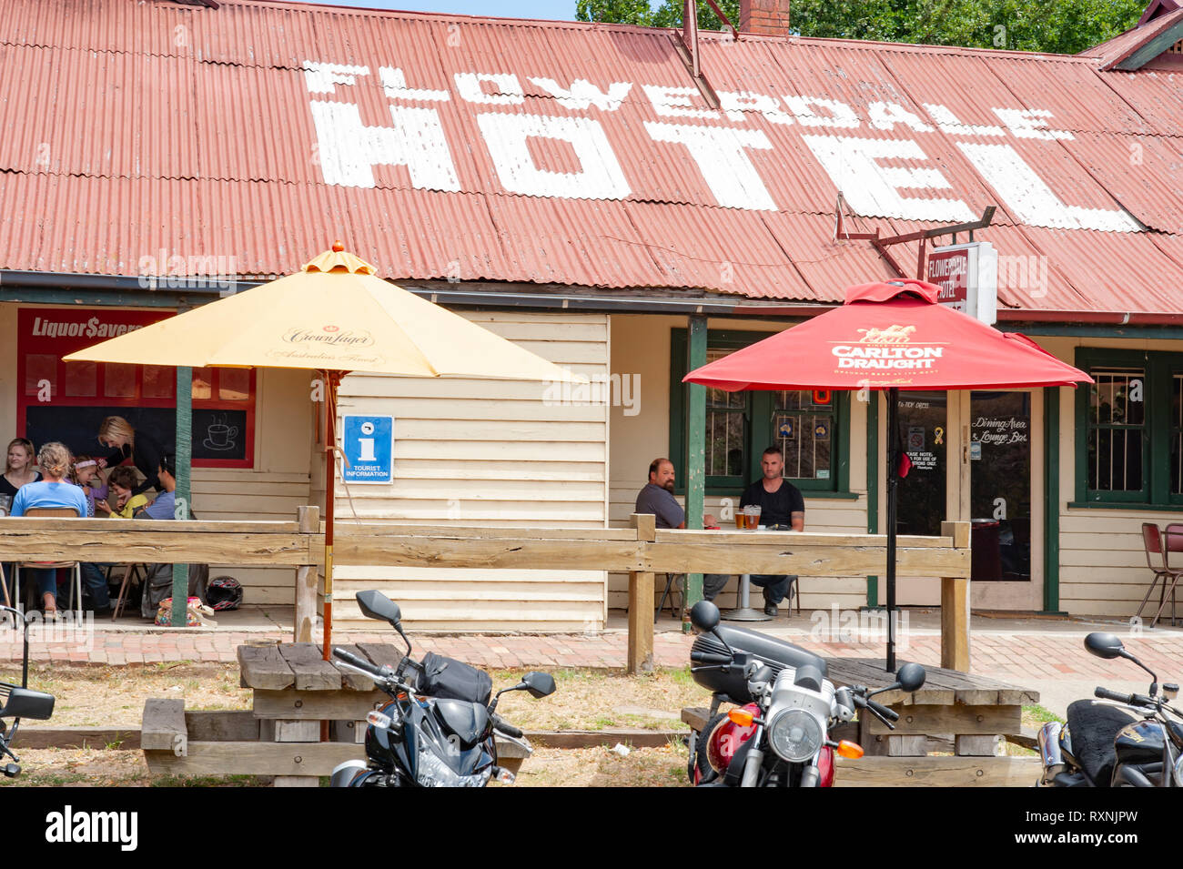 Flowerdale Hotel Victoria Australia Foto Stock