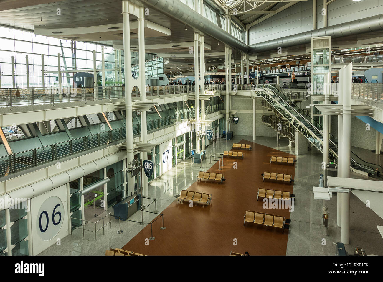 Dall'aeroporto di Porto Foto Stock