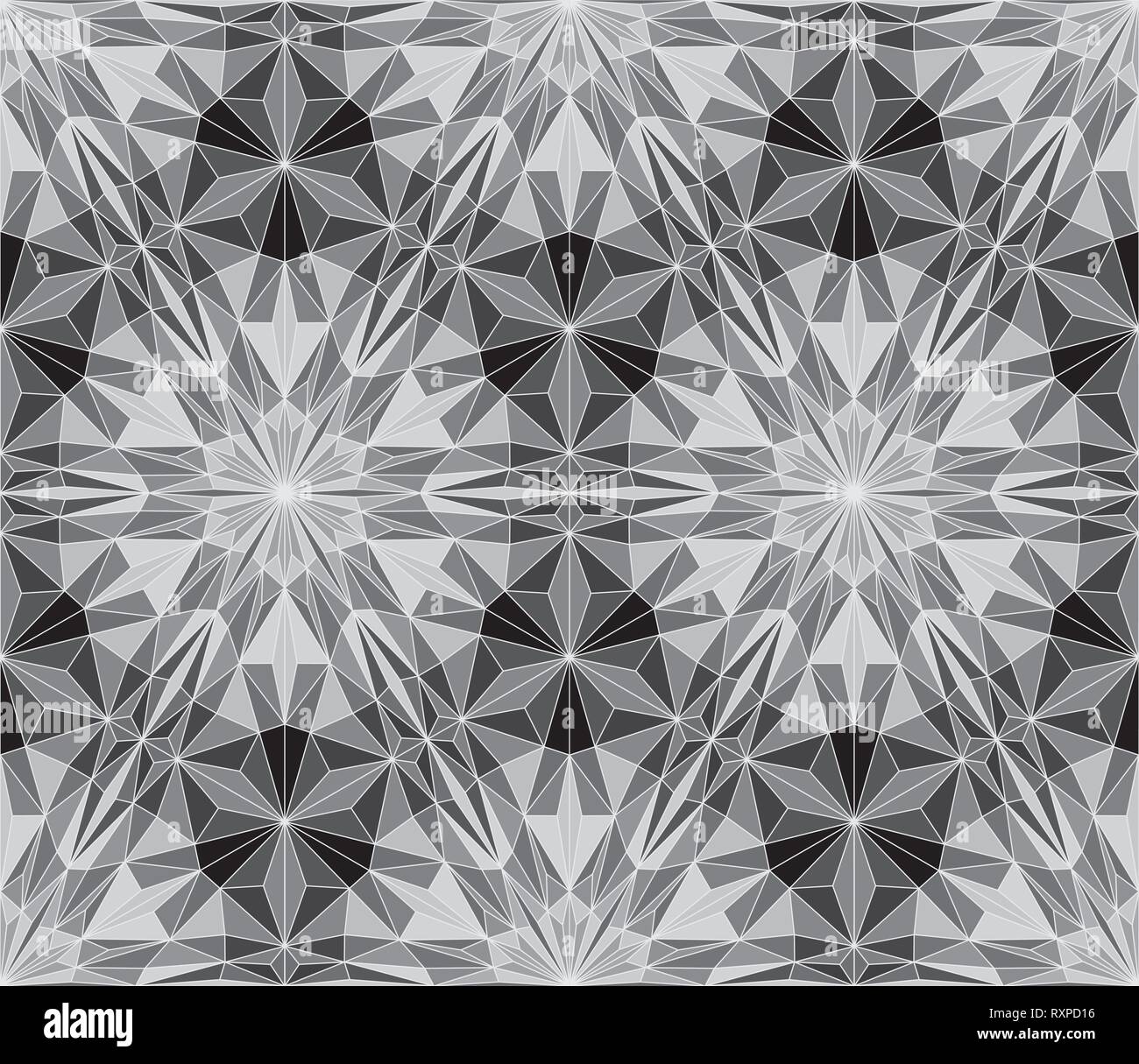 Seamless astratto Disegno vettoriale - ripetere il triangolo geometrico sfondo mosaico Illustrazione Vettoriale