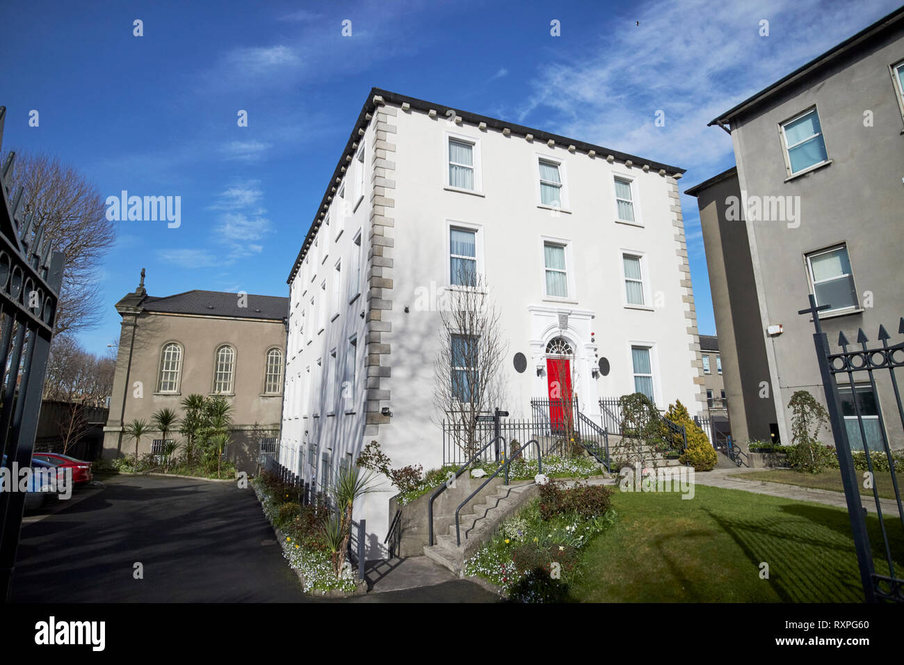 Edmund Rice house north richmond street home al Edmund Rice museo e cappella oconnell scuola secondaria a Dublino Repubblica di Irlanda europa Foto Stock