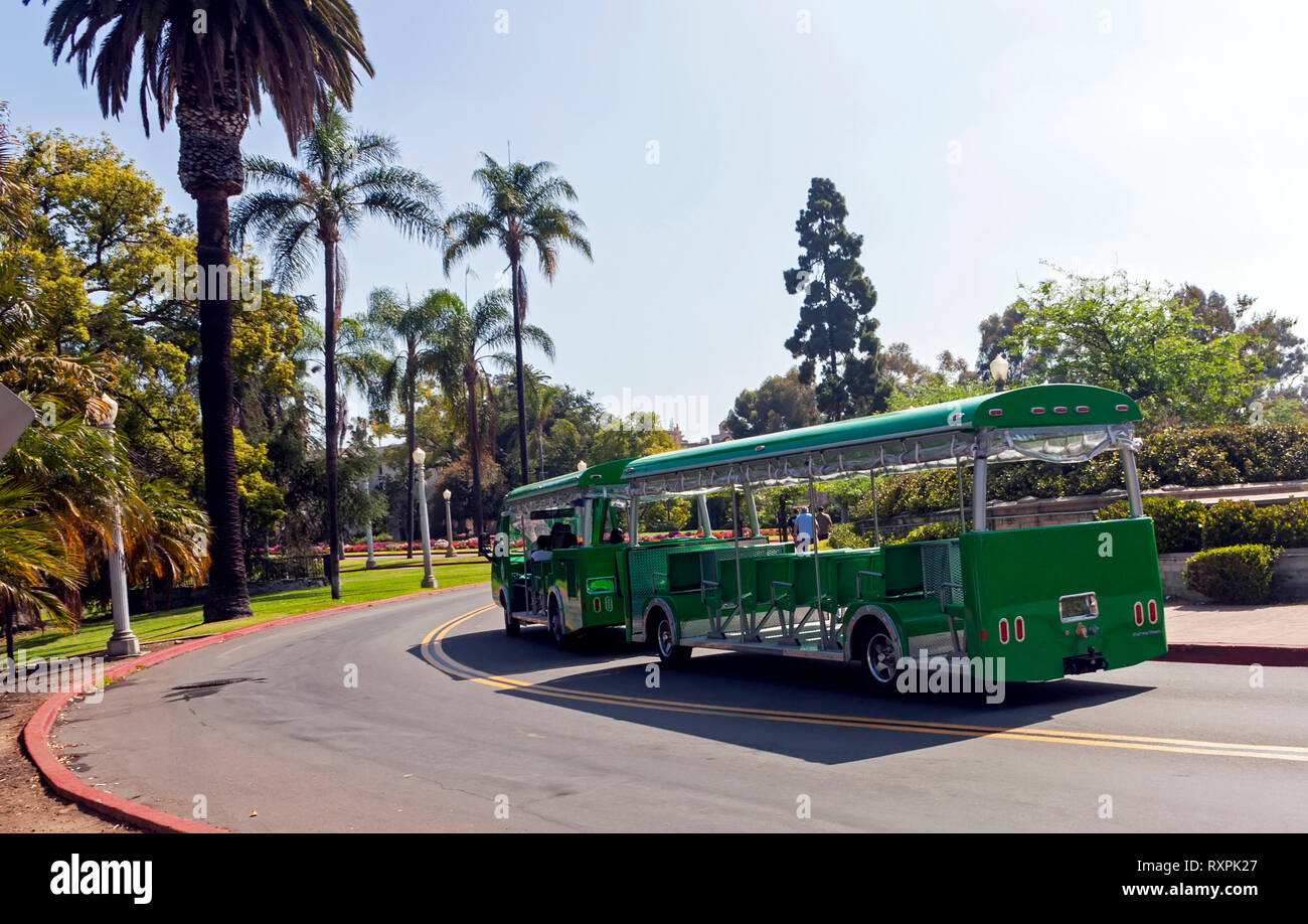 SAN DIEGO,CA,l'America - maggio 26,2014: Balboa Park escursione in autobus in San Diego, California, Stati Uniti. Foto Stock