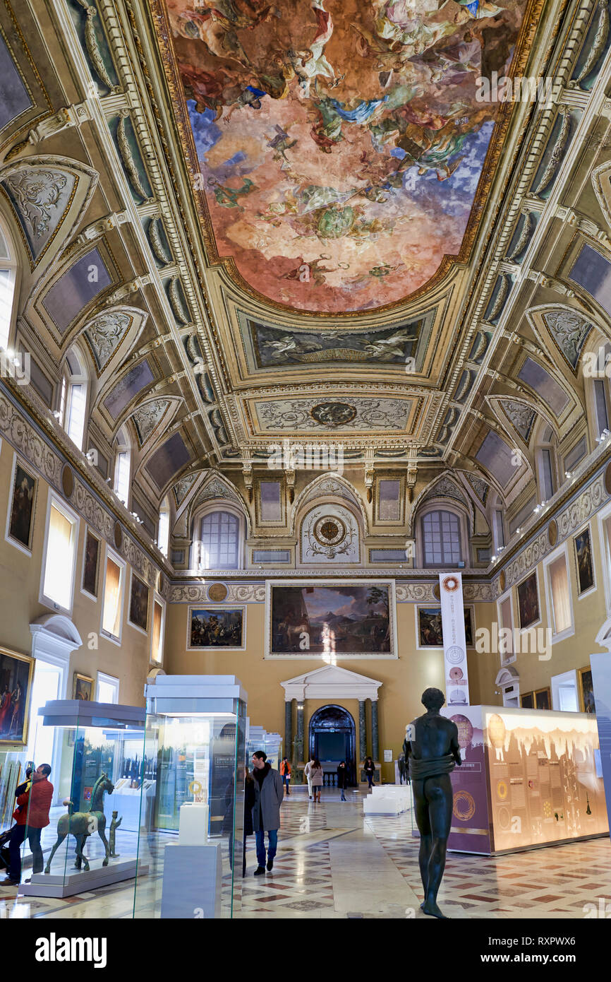 Napoli Campania Italia. Il Museo Archeologico Nazionale di Napoli (Museo Archeologico Nazionale di Napoli) è un importante archeologico italiano mu Foto Stock