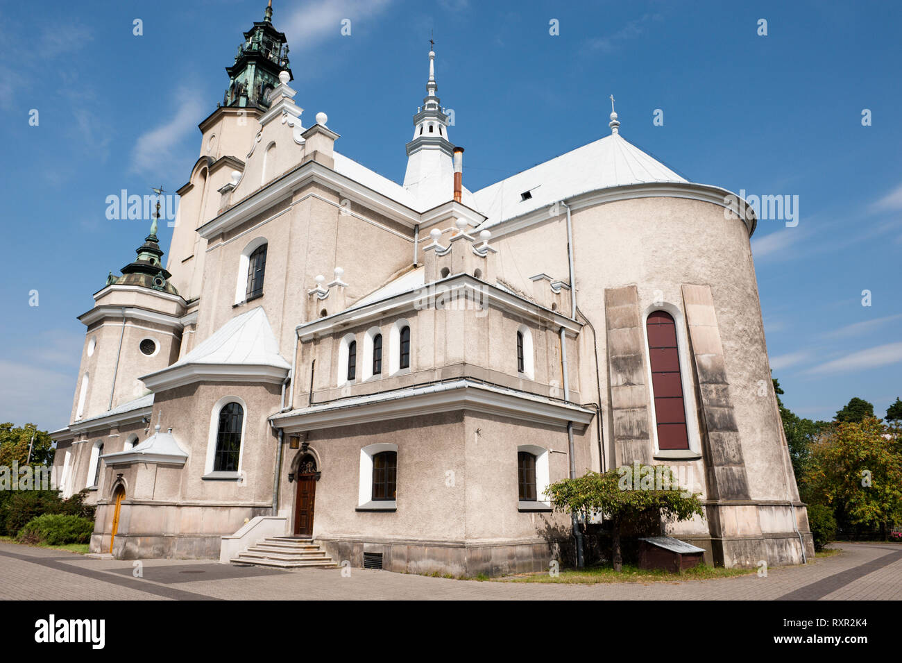 Chiesa neogotica in Polonia in Pionki Foto Stock