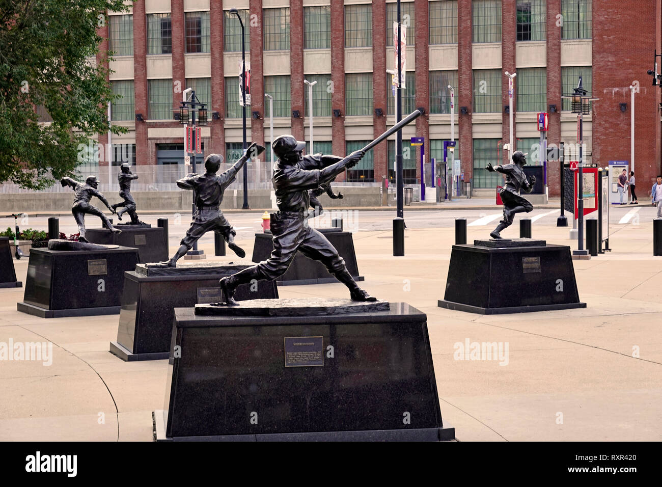 Il Busch Stadium di St Louis nel Missouri Foto Stock