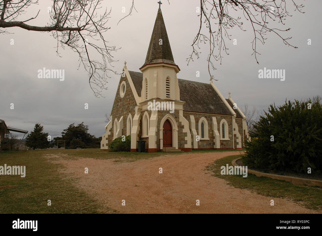 St Johns Chiesa, Adaminaby, Nuovo Galles del Sud, Australia Foto Stock