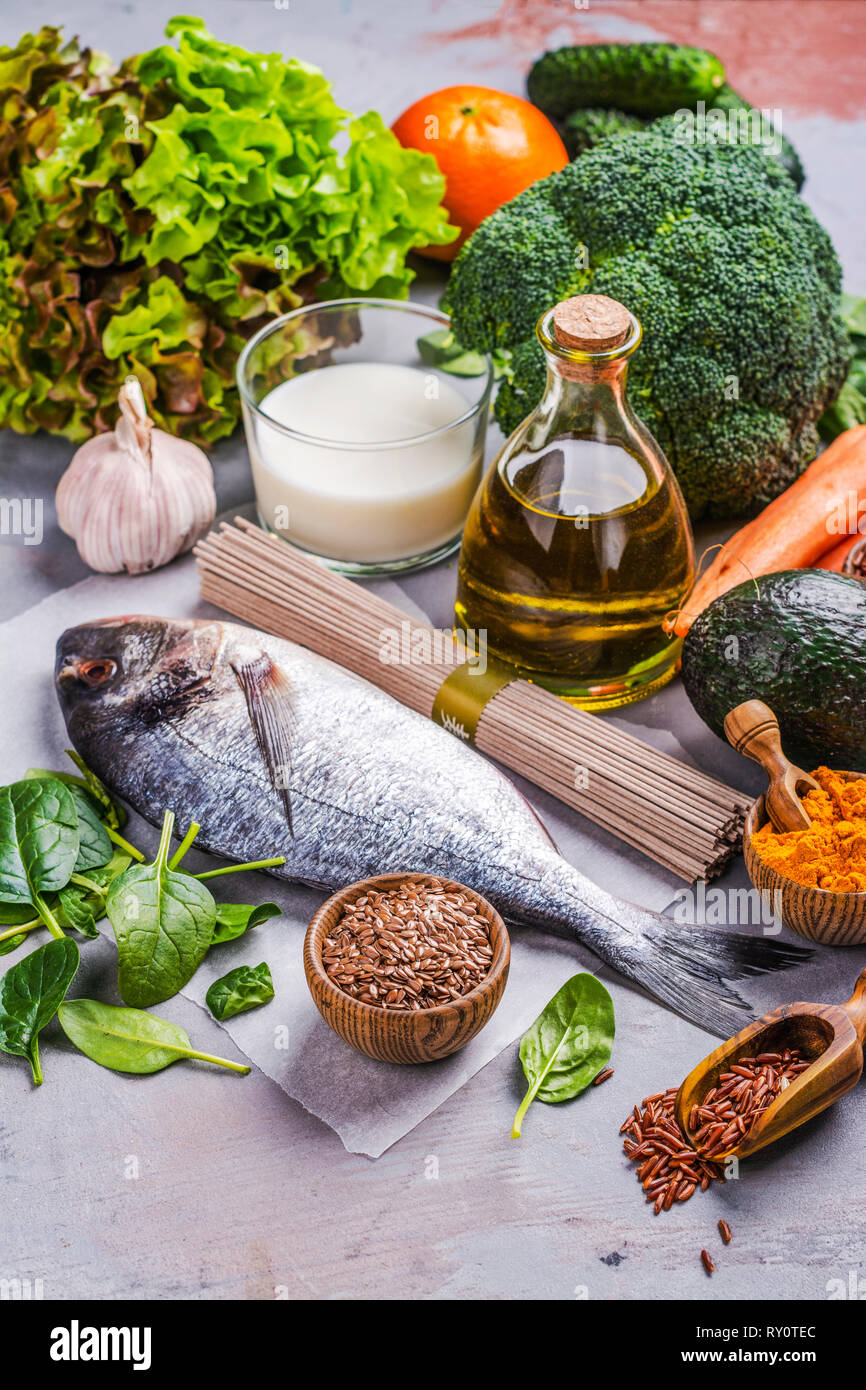 Pagano dieta mix di cibo Foto Stock