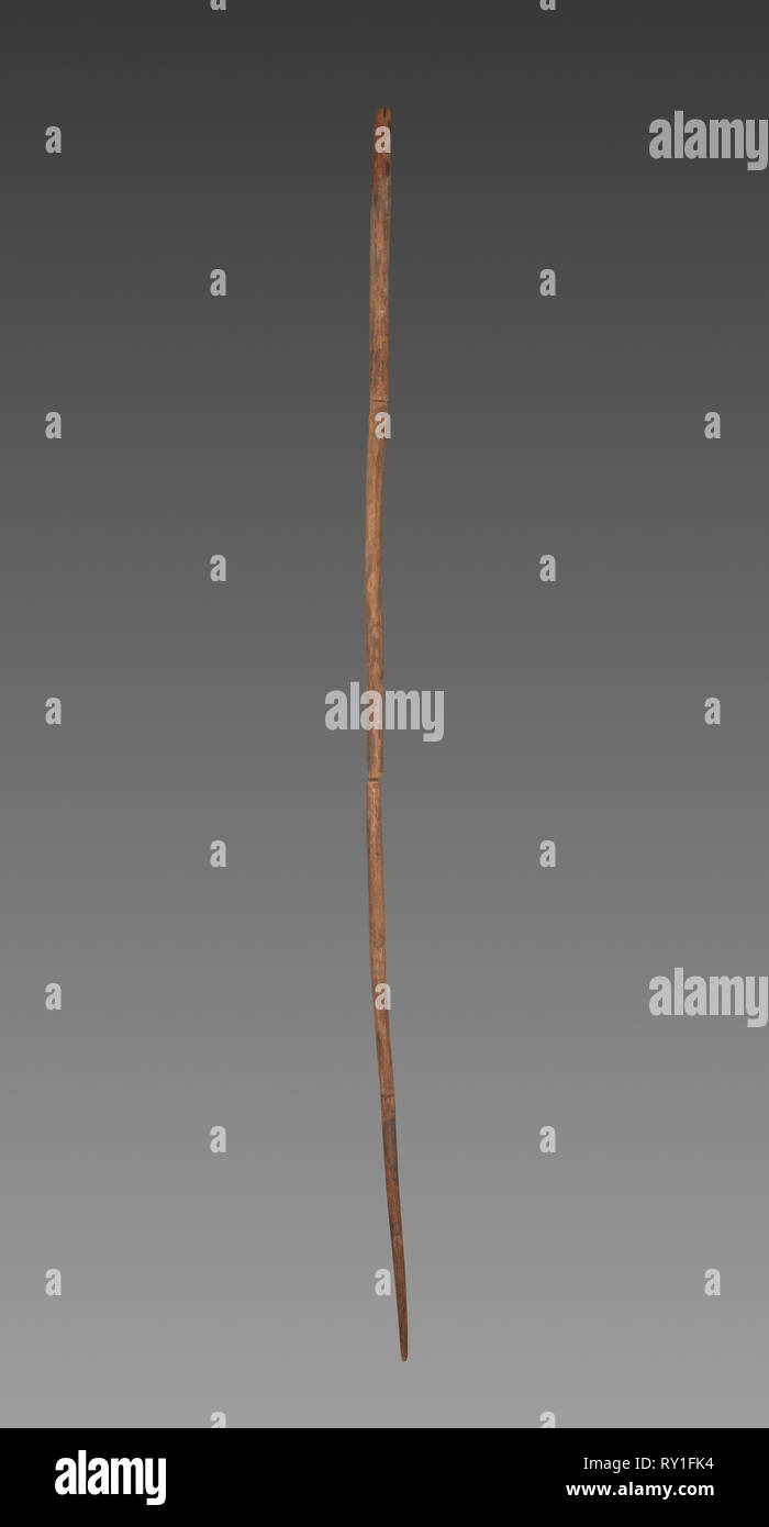 Tre pezzi di una freccia, primo Intermedio - Medio Regno, 2123- 1814 BC. Egitto, Primo Periodo Intermedio - Medio Regno, 2123- 1814 BC. Legno; Parte 1: 15,3 cm (6 in Foto Stock