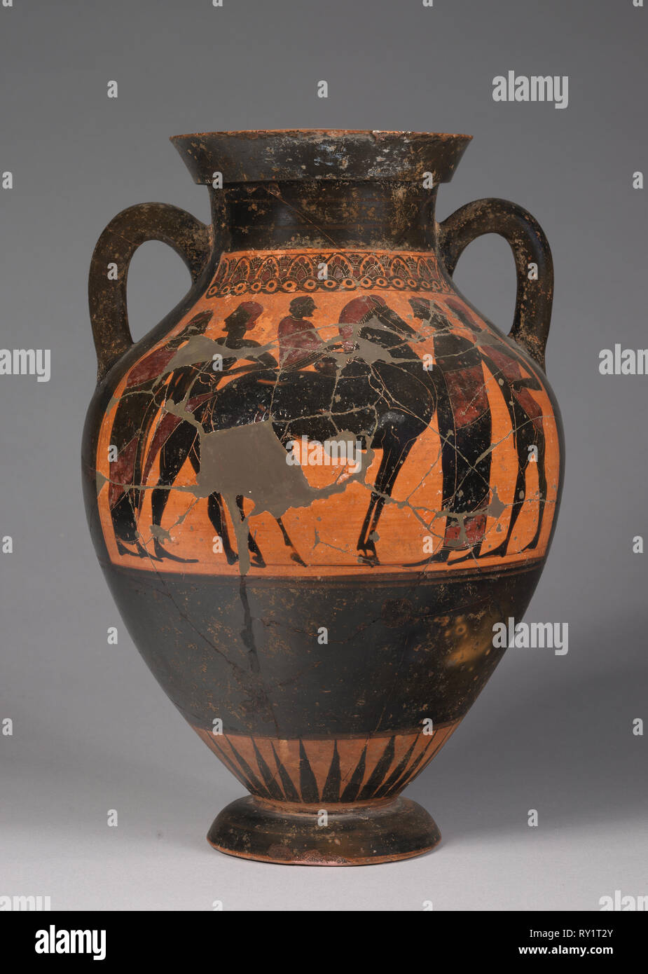 Antico e Grande Vaso da notte XIX secolo in Terracotta / Ceramica