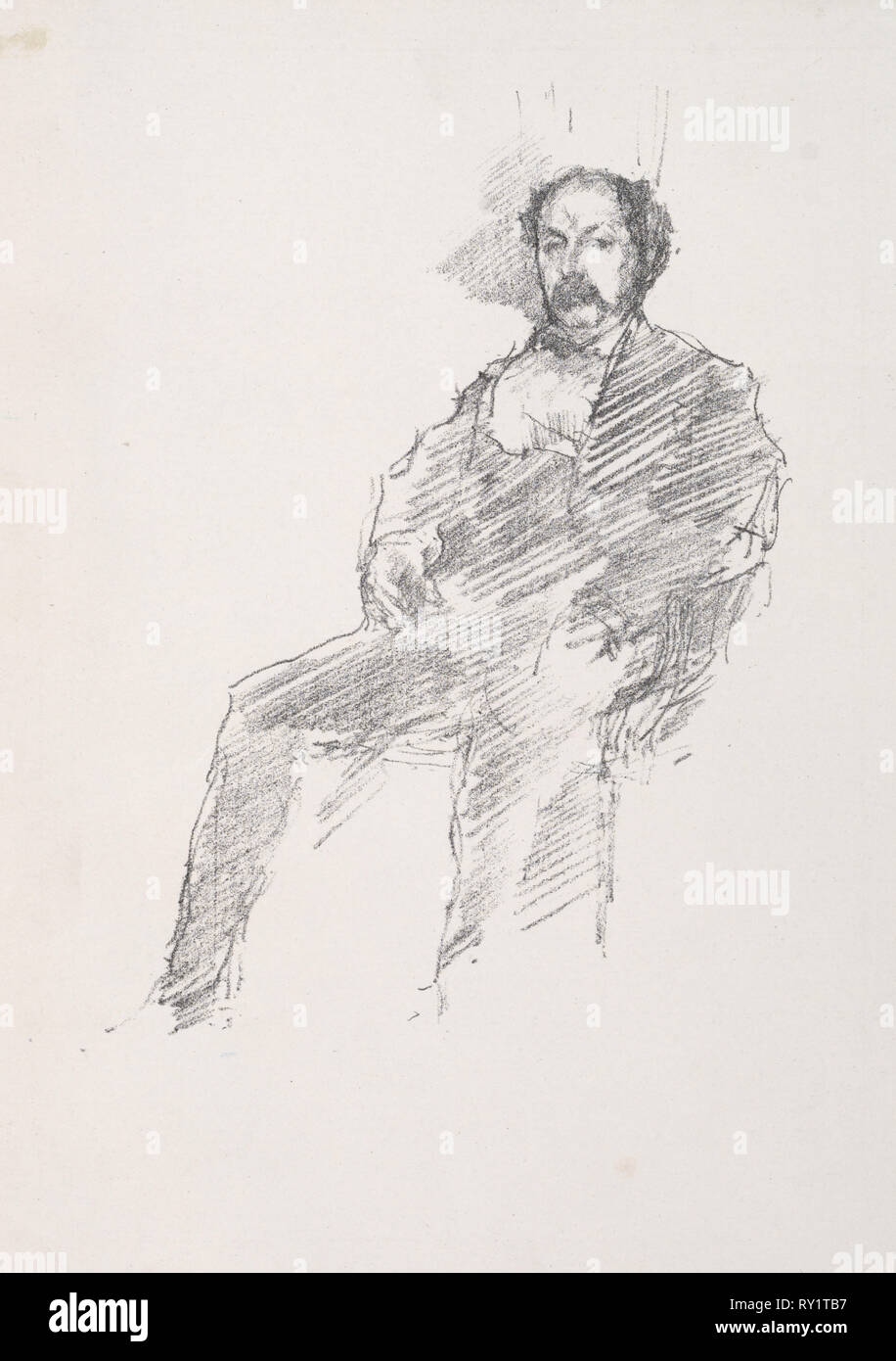Il medico, 1895. James McNeill Whistler (American, 1834-1903). Litografia Foto Stock