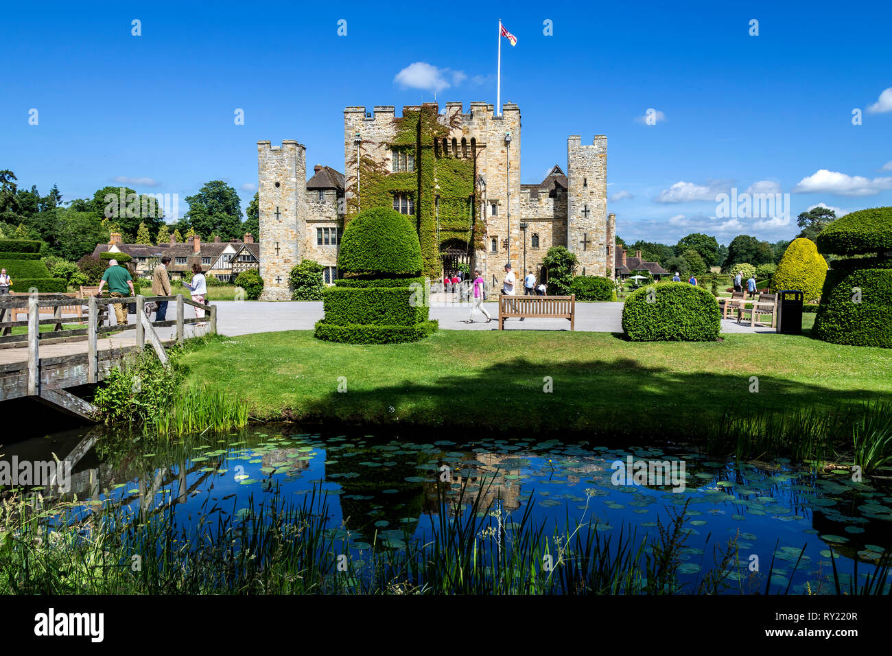 Il castello di Hever, Hever, Kent, Inghilterra Foto Stock