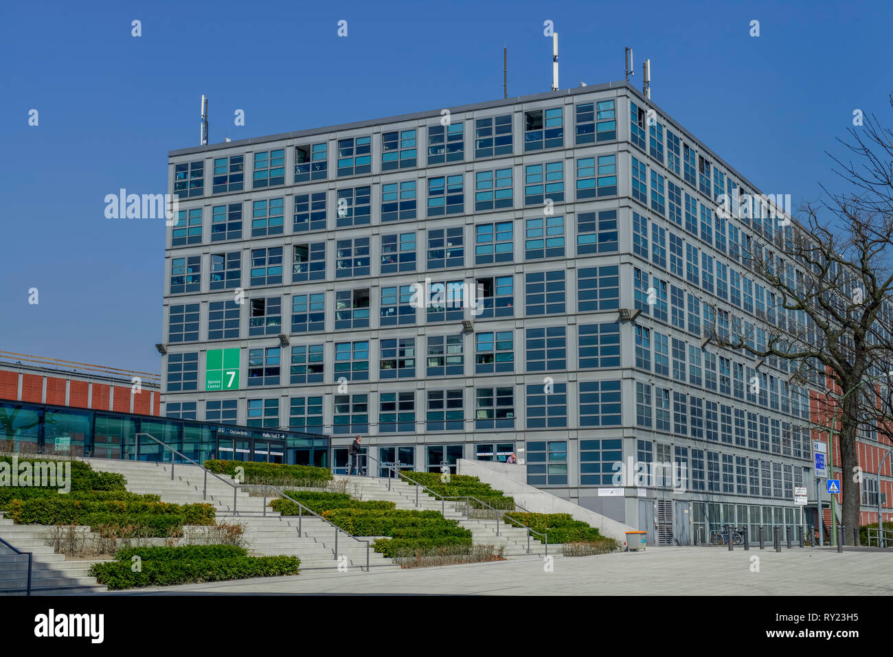 Halle 7, Messe, Messedamm, Westend, Charlottenburg di Berlino, Deutschland Foto Stock