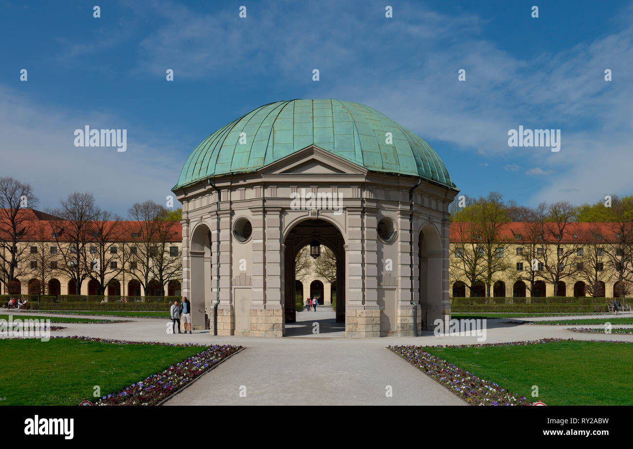 Dianatempel, Hofgarten, Monaco di Baviera, Deutschland Foto Stock