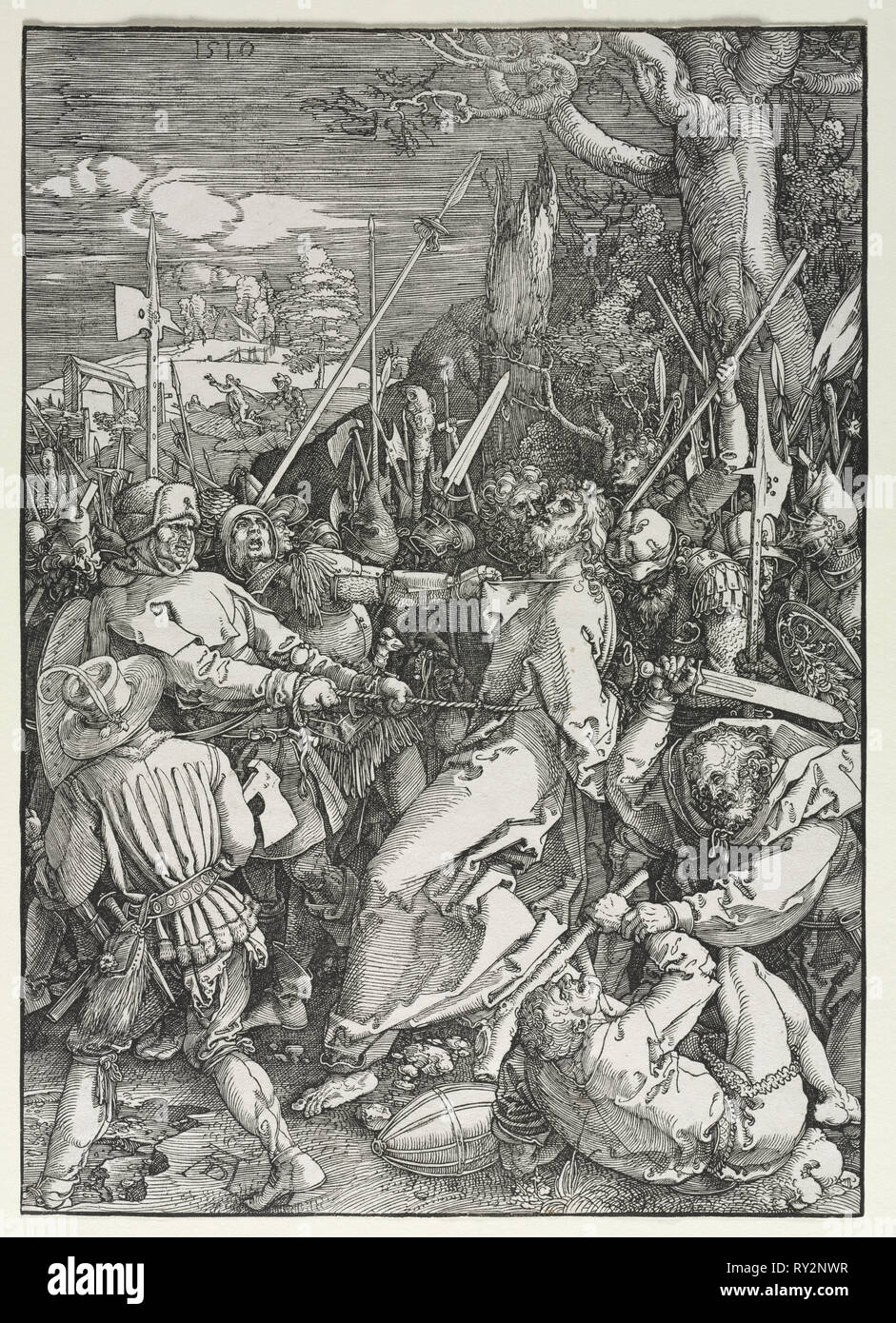 La grande passione: il tradimento di Cristo, 1510. Albrecht Dürer (Tedesco, 1471-1528). Xilografia Foto Stock