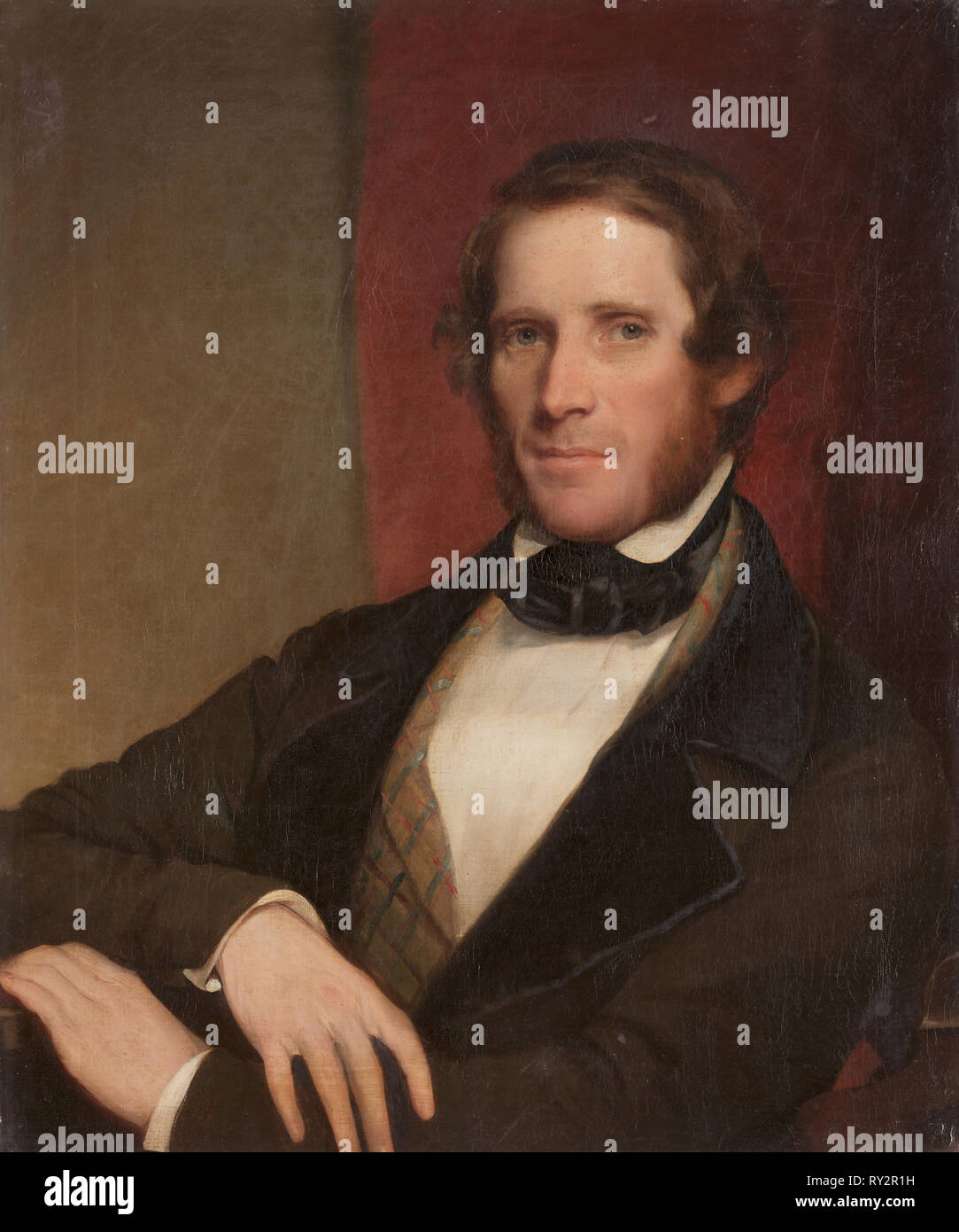 John bambino. Chester Harding (American, 1792-1866). Olio su tela; senza cornice: 75,8 x 63,4 cm (29 13/16 x 24 15/16 in Foto Stock