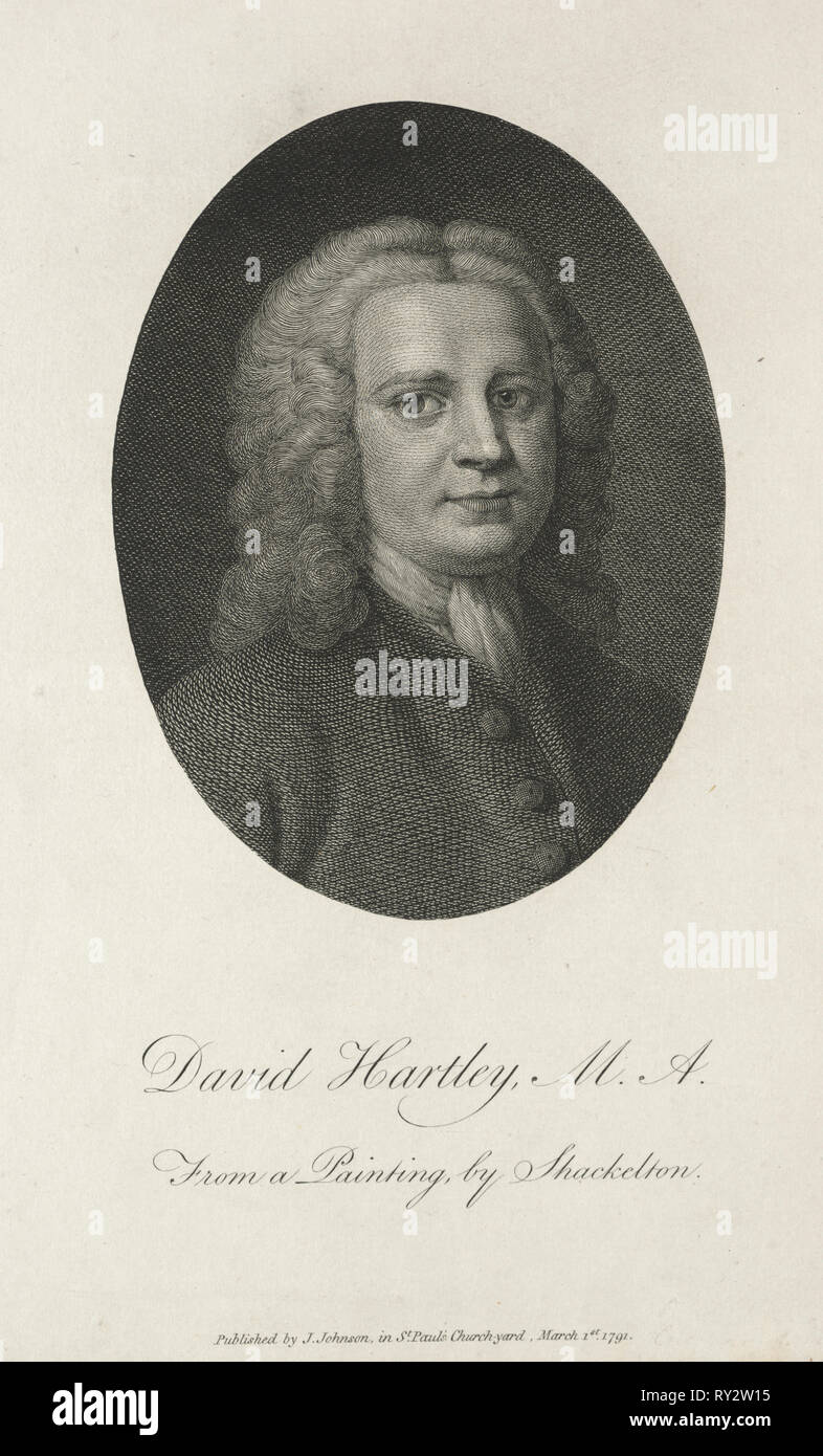 David Hartley, 1791. William Blake (British, 1757-1827). Incisione Foto Stock