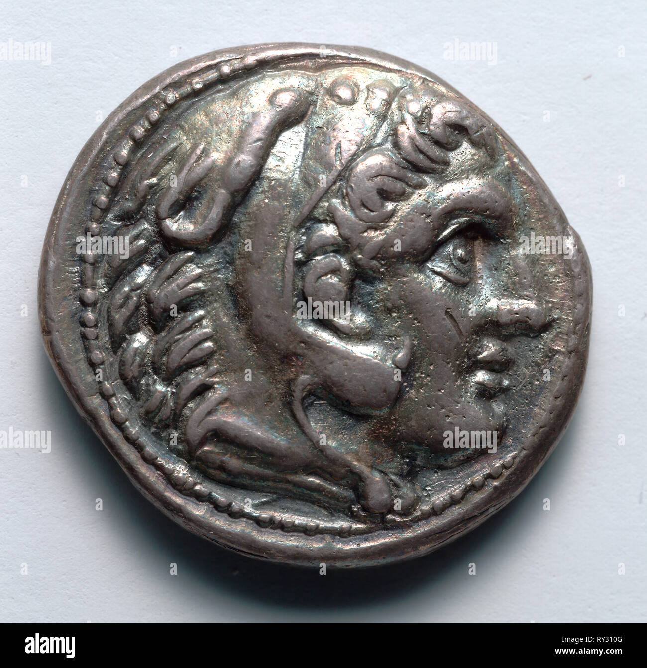 Tetradrachm, 336-323 A.C. La Grecia, Alexander periodo, del IV secolo A.C. Argento; diametro: 2,6 cm (1 in Foto Stock