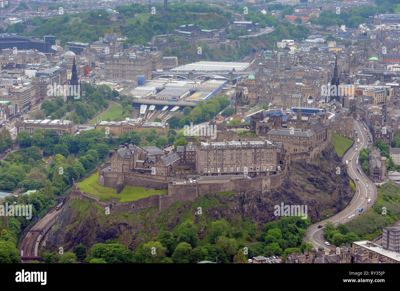 Fotografia Aerea Del Castello Di Edimburgo Immagini E Fotografie Stock fotografia-aerea-del-castello-di-edimburgo-immagini-e-fotografie-stock