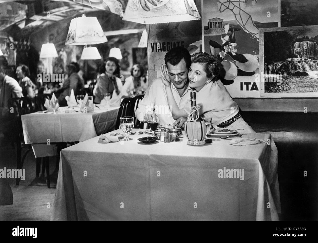 COTTEN,FONTAINE, affare di settembre, 1950 Foto Stock