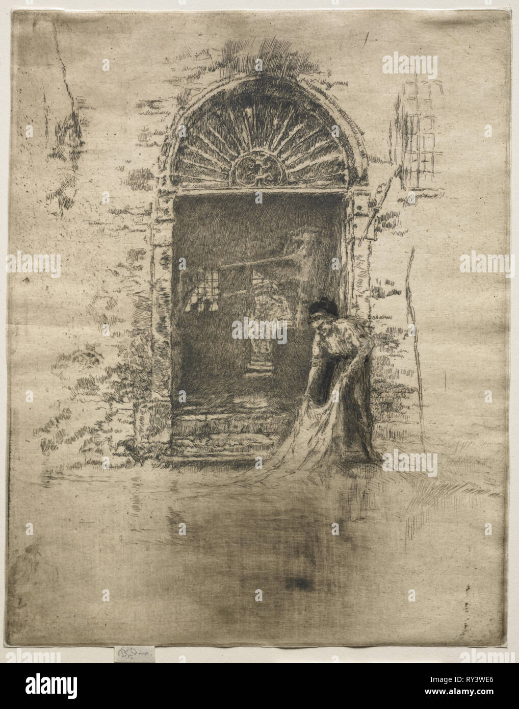 Il Dyer. James McNeill Whistler (American, 1834-1903). Incisione e puntasecca Foto Stock
