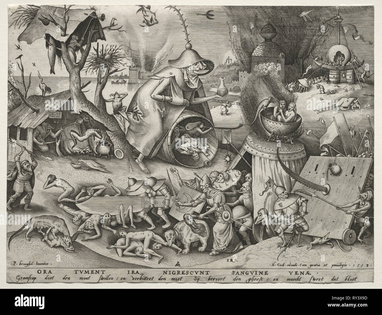 Sette Peccati Capitali Quali Sono Pieter bruegel sette peccati capitali immagini e fotografie stock ad