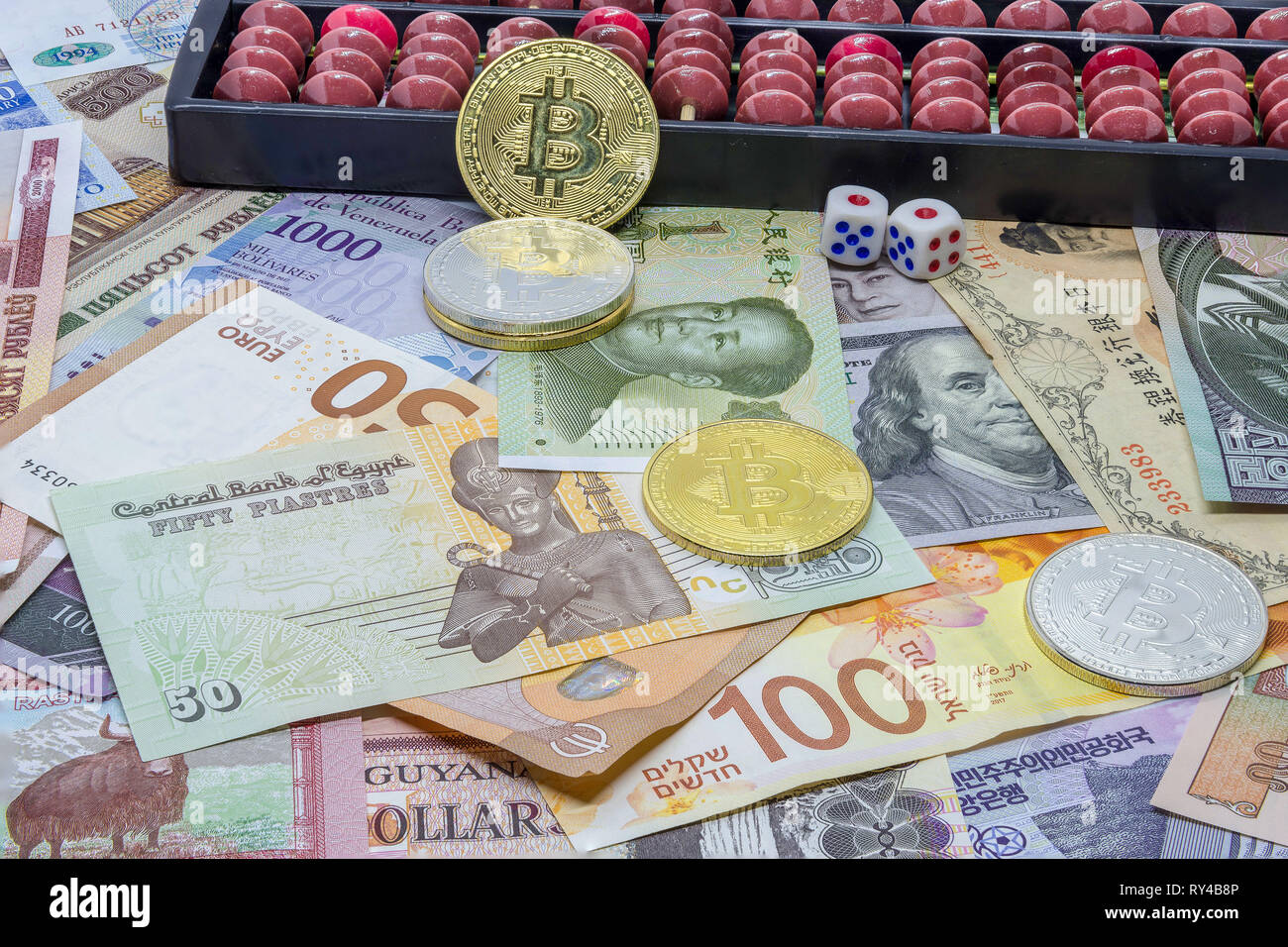 La valuta estera (Forex) - gli investimenti o speculazioni? Foto Stock