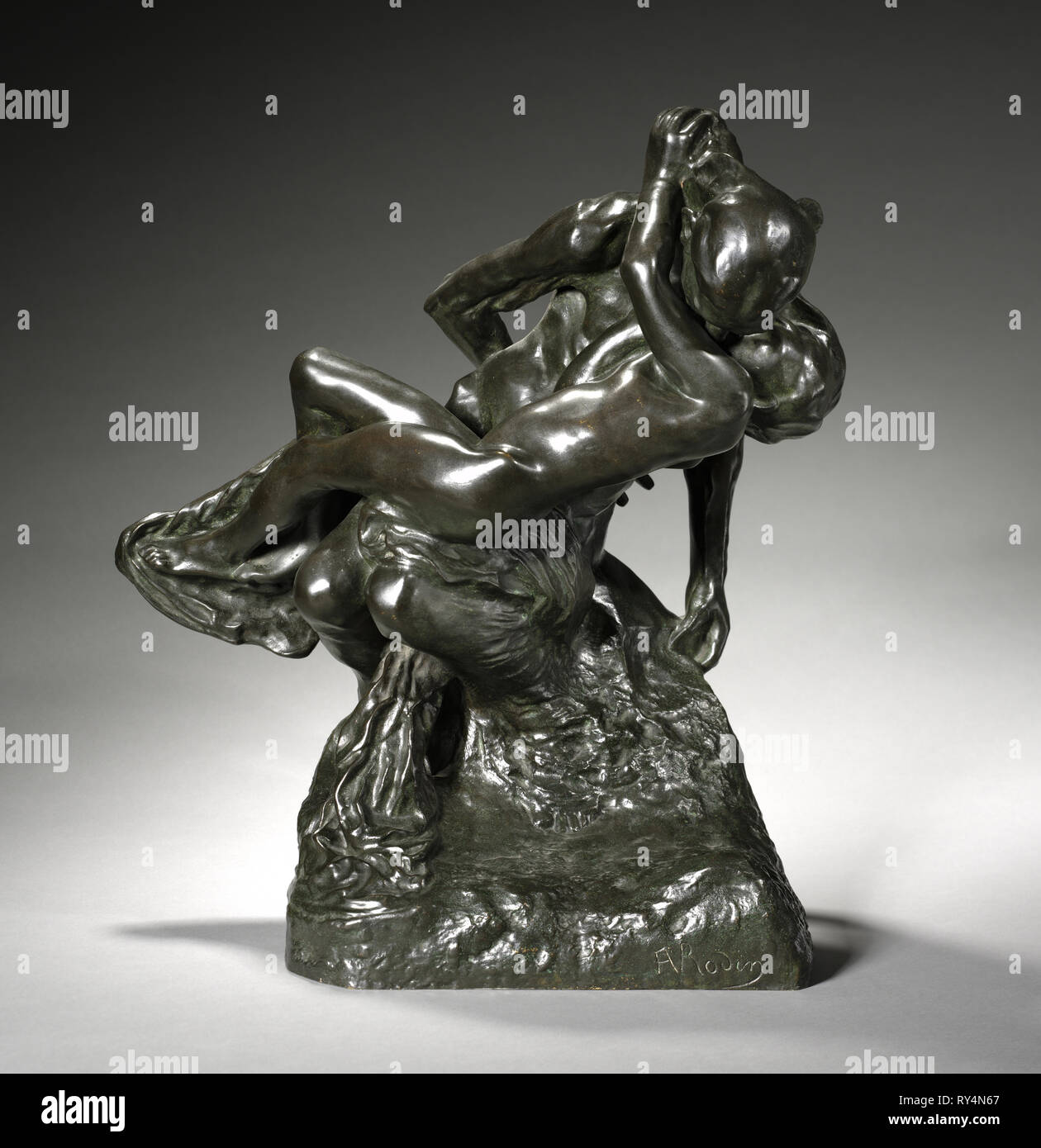 Trionfale per la gioventù, c. 1894. Auguste Rodin (Francese, 1840-1917). Bronzo; complessivo: 52,1 cm (20 1/2 in Foto Stock
