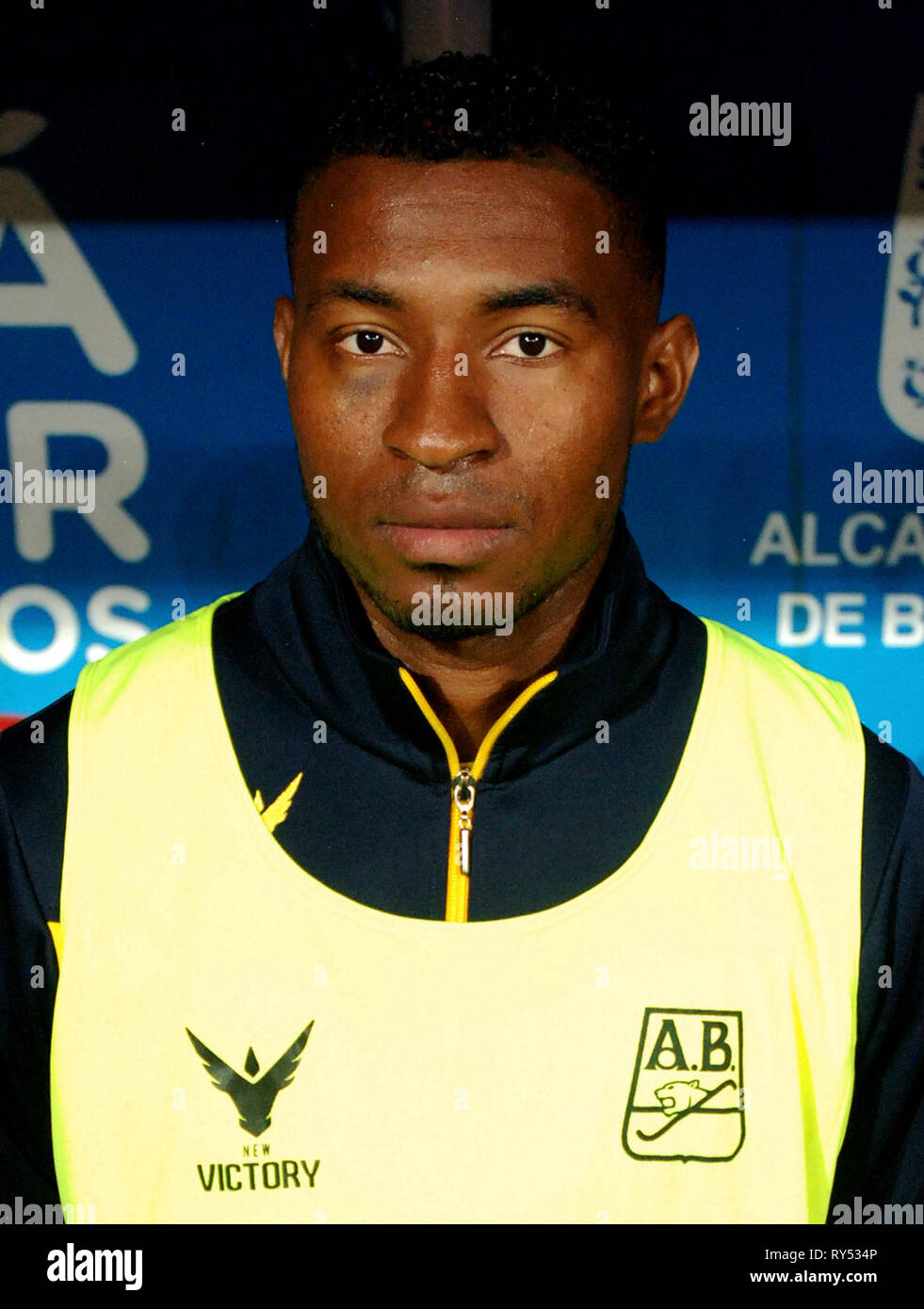 Colombiano di Football League Primera A - Liga Aguila Apertura torneo 2019 / ( Club Atletico Bucaramanga ) - Luis Hernando Mena Sepulveda Foto Stock