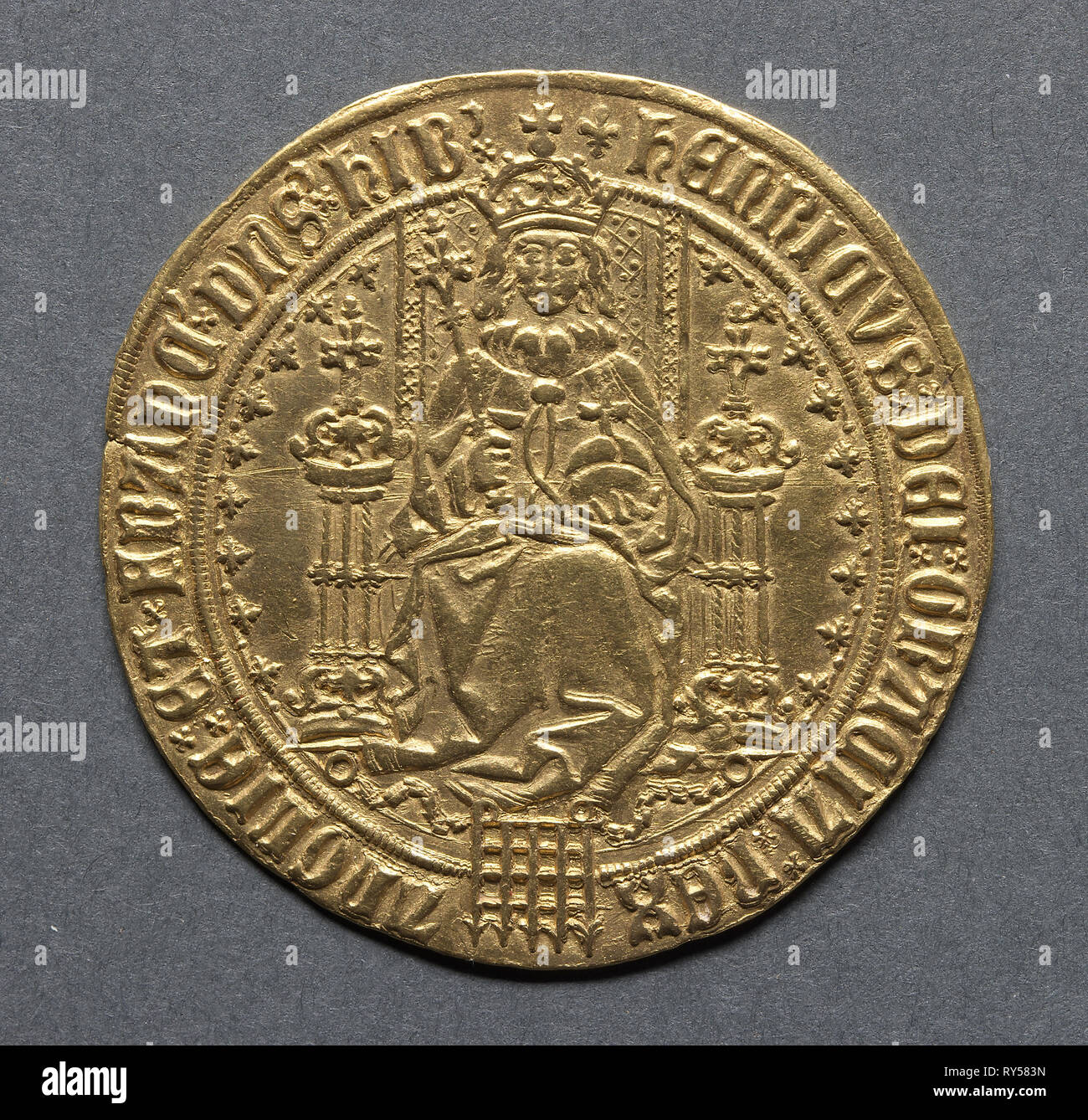 Sovrano , 1504-1509. Inghilterra Enrico VII, 1485-1509. Oro Foto Stock