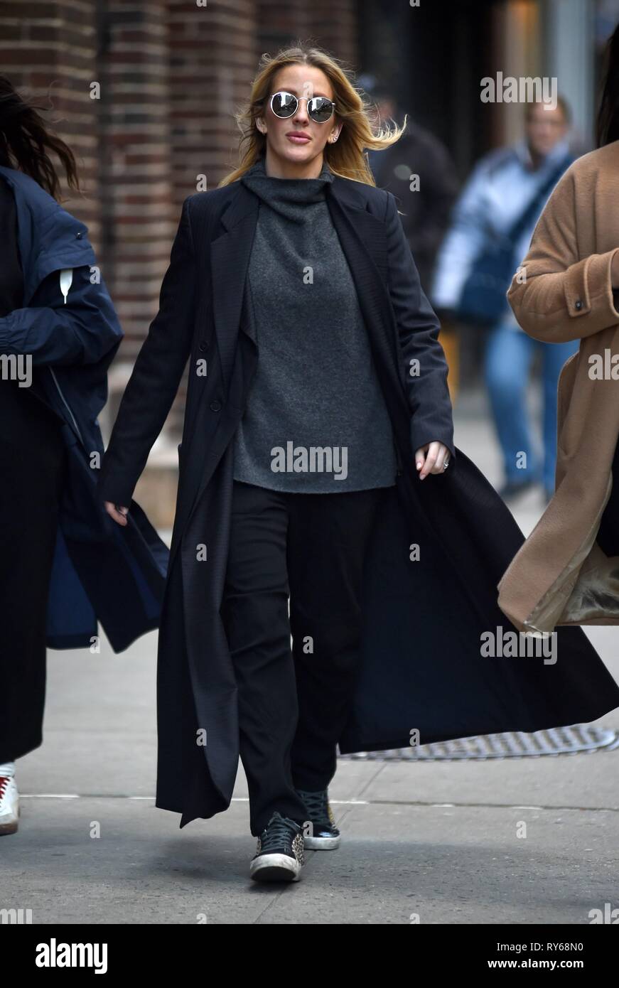 New York, NY, STATI UNITI D'AMERICA. Xii Mar, 2019. Ellie Goulding fuori e circa per celebrità Candids - MON, New York, NY Marzo 12, 2019. Credito: Kristin Callahan/Everett raccolta/Alamy Live News Foto Stock