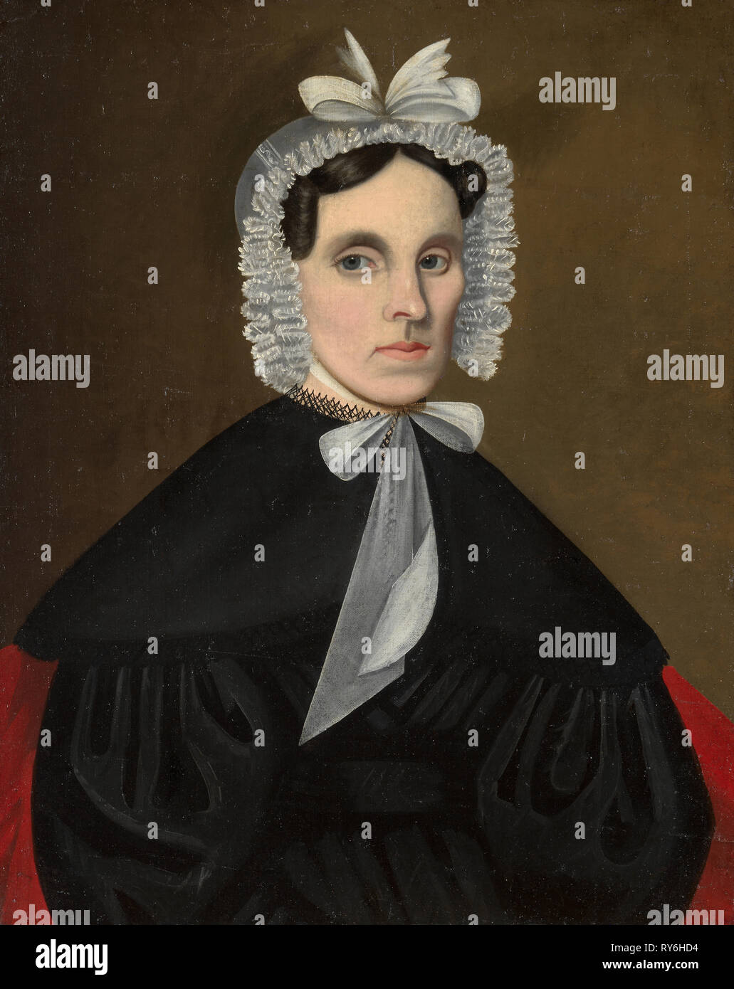 Sally Avery Olds; Nathaniel Olds, 1837. Jeptha Homer Wade (American, 1811-1890). Olio su tela; senza cornice: 73,3 x 61 cm (28 7/8 x 24 in.); Parte 2: 87 x 71,8 x 5,7 cm (34 1/4 x 28 1/4 x 2 1/4 in.); Parte 3: 76,5 x 61,2 cm (30 1/8 x 24 1/8 in Foto Stock