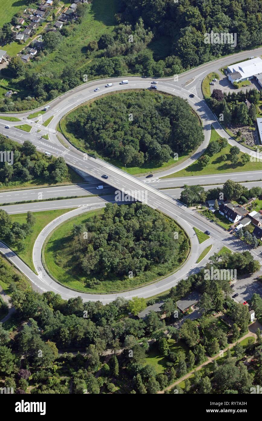 B75 uscita Kücknitz, Schleswig-Holstein, Germania Foto Stock