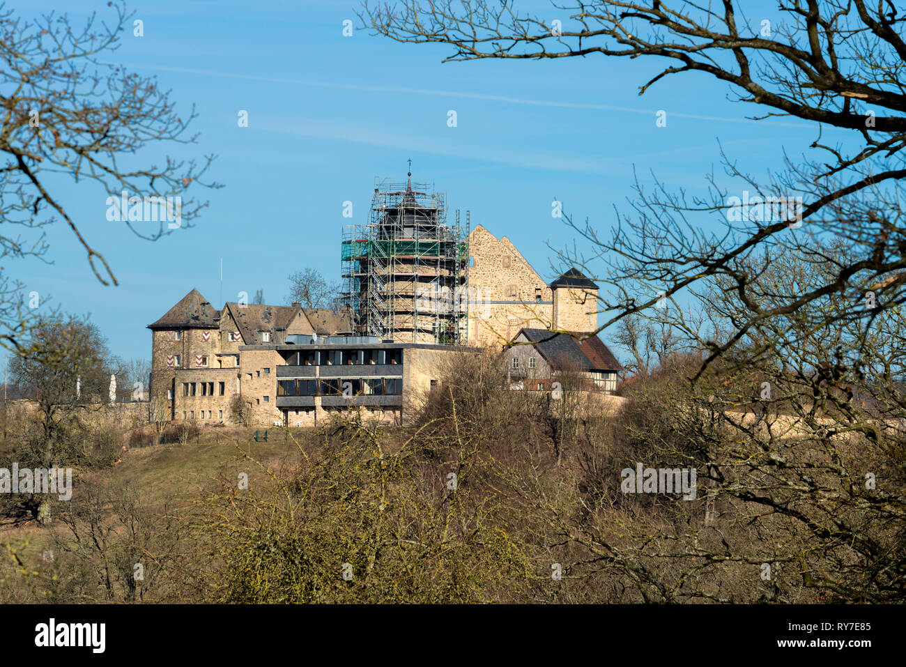 Sababurg, Hofgeismar, Weser Uplands, Weserbergland, Hesse, Germania Foto Stock