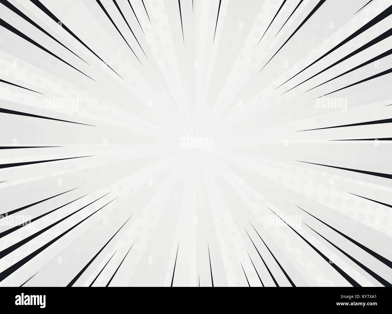 Abstract sun burst fumetto di linea di colore bianco in background. È possibile utilizzare per lo spazio grafico decorare, ad, poster, hot promozione, vendita opere d'arte. illustrati Illustrazione Vettoriale