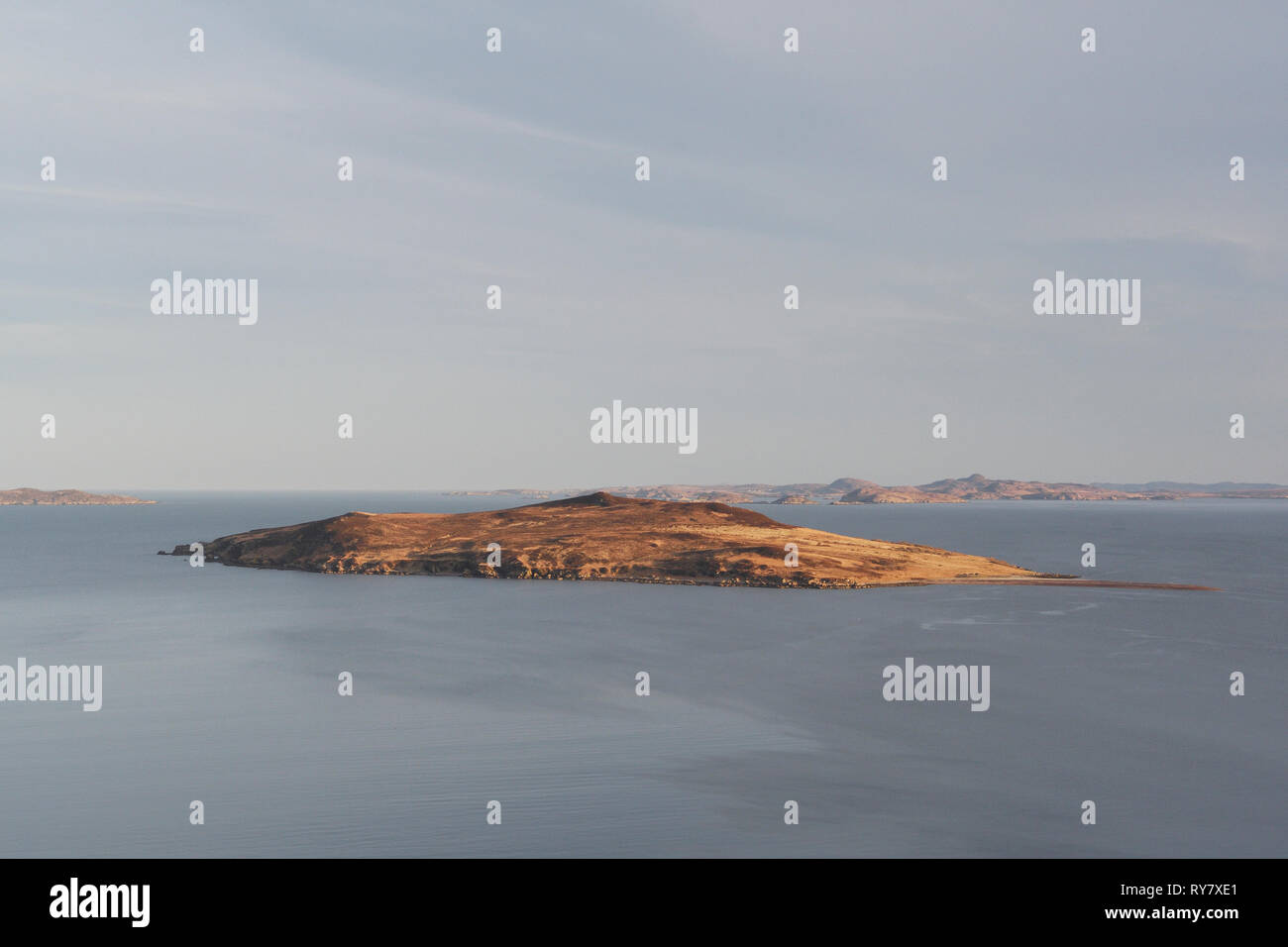 Gruinard Island;gruinard bay;wester ross;Scozia Foto Stock