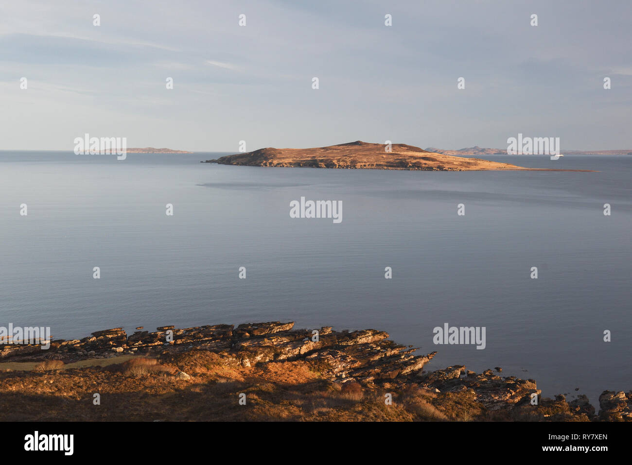 Gruinard Island;gruinard bay;wester ross;Scozia Foto Stock