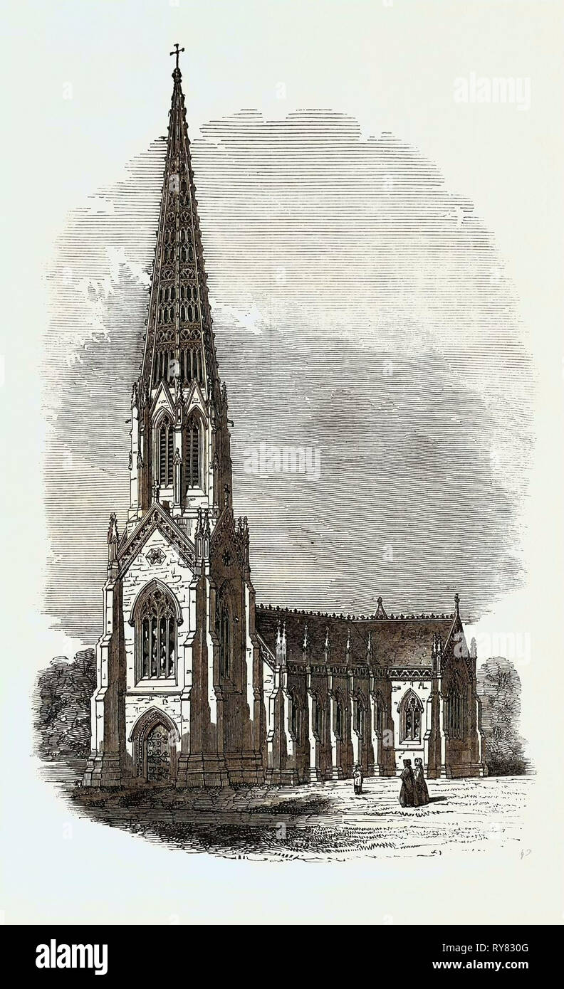 Terra Cotta chiesa, vicino a Bolton Foto Stock