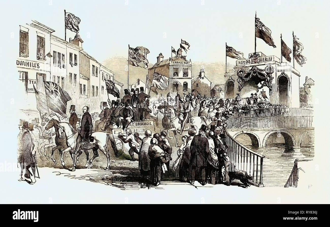 Processione della High Sheriff di Lancashire, a Rochdale Foto Stock