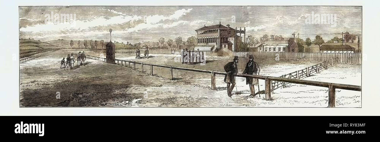 Il nuovo ippodromo Bristol: il Grand Stand 1873 Foto Stock
