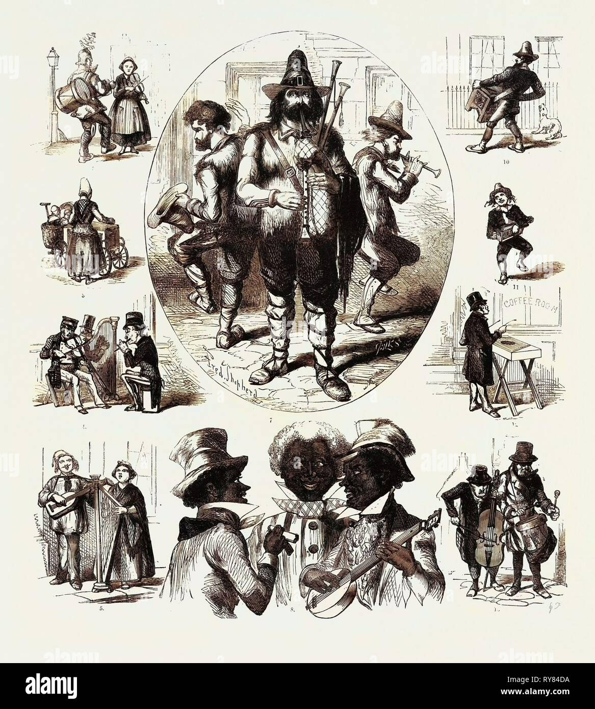 Londra musica all'aperto Foto Stock