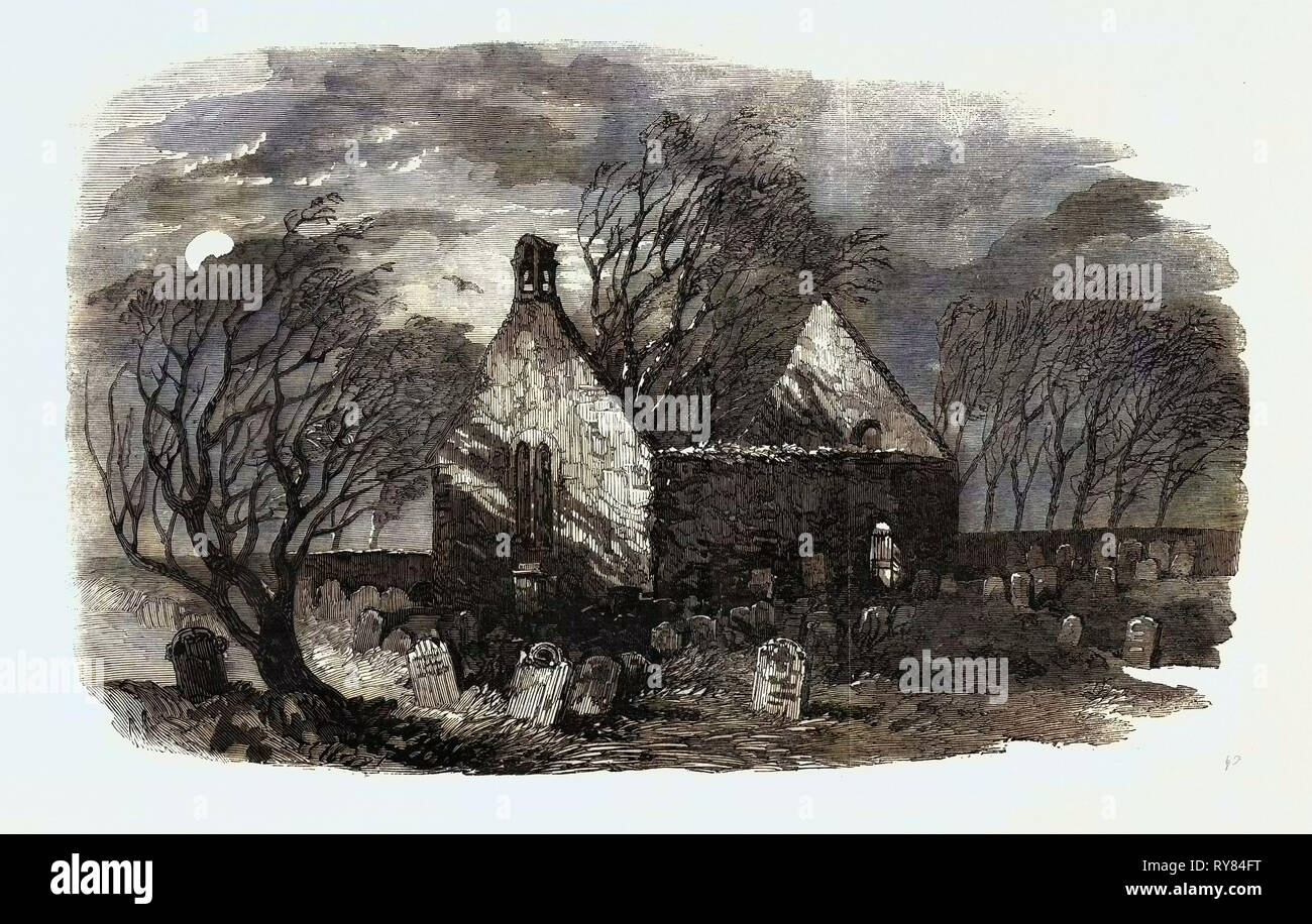Il Burns Centenario Alloway's Haunted Auld Kirk Foto Stock
