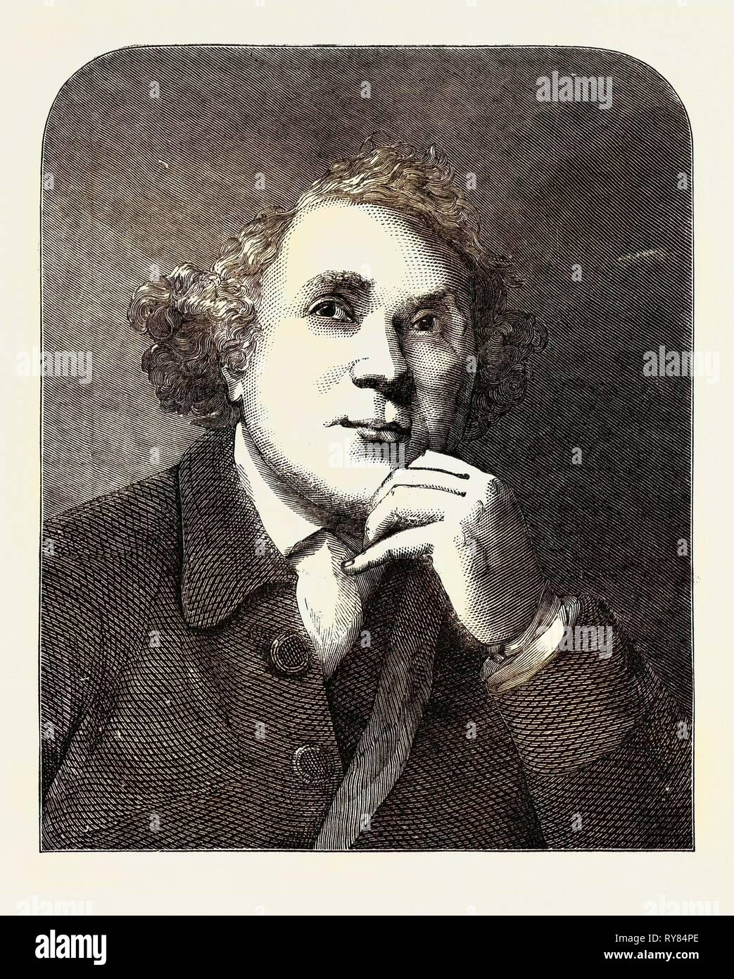 John Hunter dal dipinto da Sir Joshua Reynolds Foto Stock